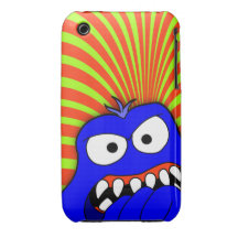 Caso ANDROIDE 18a del monstruo iPhone 3 Case-Mate Cárcasa