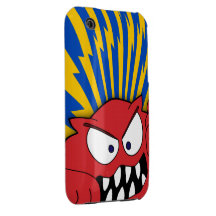 Caso ANDROIDE 9a del monstruo Case-Mate iPhone 3 Cárcasa