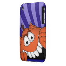 Caso ANDROIDE del huey del monstruo iPhone 3 Case-Mate Cárcasa