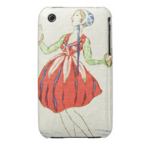 Caso asiático del iPhone 3 de la casamata del arte iPhone 3 Protectores