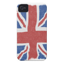 Caso BRITÁNICO del iPhone 4 del vintage iPhone 4 Case-Mate Cárcasas
