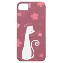 Caso caprichoso del iPhone 5 del gato iPhone 5 Case-Mate Protector