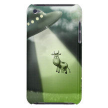 Caso cómico de la abducción de la vaca del UFO iPod Touch Protector