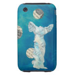 Caso con alas 3 del arte de la victoria tough iPhone 3 fundas