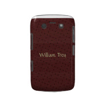 Caso de Brown Polkadot Blackberry Blackberry Bold Cárcasa
