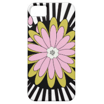 Caso de Iphone 5 del amor de la flor de Boho iPhone 5 Case-Mate Funda