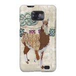 Caso de la llama del claro de luna samsung galaxy s2 carcasa