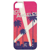 Caso de Los Ángeles iPhone5 de la serie del viaje iPhone 5 Coberturas