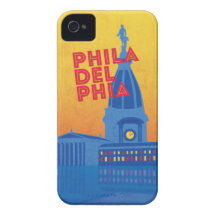 Caso de Philadelphia iPhone4/4s de la serie del vi Case-Mate iPhone 4 Cárcasa