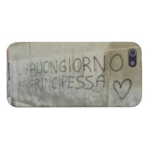 Caso de princesa Graffiti Iphone 5 de Italia iPhone 5 Carcasas