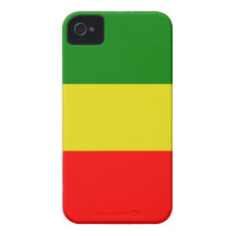 Caso de Rasta iPhone 4 Protectores