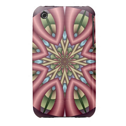 Caso decorativo del iPhone 3 del caleidoscopio Case-Mate iPhone 3 Carcasa