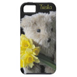 caso del ambiente del iPhone 5 del oso del narciso iPhone 5 Protectores