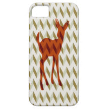 Caso del cervatillo iPhone5 del arbolado iPhone 5 Case-Mate Funda
