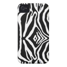 Caso del estampado de zebra Iphone4s Case-Mate iPhone 4 Funda