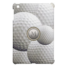 Caso del iPad del golf del monograma mini
