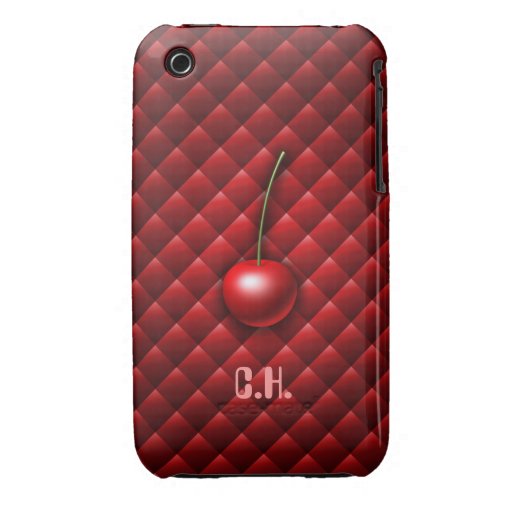 Caso del iPhone 3G/3Gs de la cereza iPhone 3 Protectores