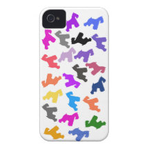 caso del iPhone 4 con diseño del Schnauzer iPhone 4 Fundas