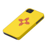 Caso del iPhone 4 de la bandera de New México Case-Mate iPhone 4 Carcasa