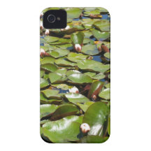 Caso del iPhone 4 de Lillies del agua Case-Mate iPhone 4 Protectores
