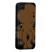 Caso del iPhone 4 de Tako (Brown) iPhone 4 Fundas