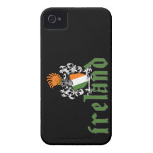Caso del iPhone 4 del escudo de Irlanda iPhone 4 Funda