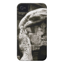 Caso del iPhone 4s de Angkor Wat - blanco y negro Case-Mate iPhone 4 Funda