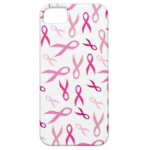 Caso del iphone 5 de la conciencia del cáncer de p iPhone 5 fundas