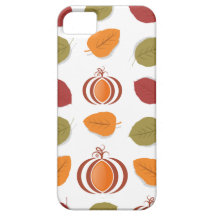 Caso del iPhone 5 de la decoración del otoño iPhone 5 Funda