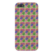 Caso del iPhone 5 de las amapolas del Hippie iPhone 5 Protectores