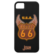 Caso del iPhone 5 de los E.E.U.U. de la ruta 66 iPhone 5 Case-Mate Protector