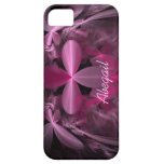 Caso del iPhone 5 del arte del fractal de la flor iPhone 5 Case-Mate Protectores