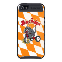 Caso del iPhone 5 del cargo de HoneyBadger Skinit