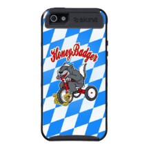 Caso del iPhone 5 del cargo de HoneyBadger Skinit