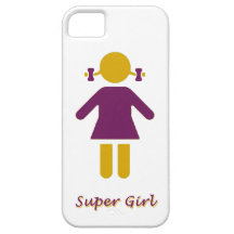 Caso del iPhone 5 del chica iPhone 5 Fundas