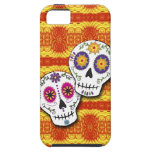 Caso del iPhone 5 del cráneo del azúcar de la sol iPhone 5 Fundas