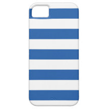 Caso del iPhone 5 del modelo de las rayas azules d iPhone 5 Case-Mate Cárcasas