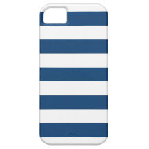 Caso del iPhone 5 del modelo de las rayas de azule iPhone 5 Cárcasa