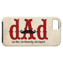 Caso del iPhone 5 del papá del bigote iPhone 5 Carcasas