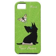 Caso del iPhone 5 del perro negro iPhone 5 Cárcasa