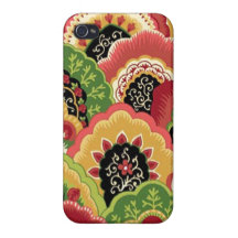 caso del iPhone 5 en floral magnífico iPhone 4 Carcasas