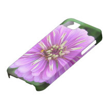caso del iPhone 5 - Zinnia natural de la lila iPhone 5 Cobertura