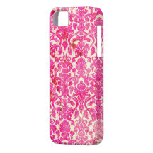 Caso del iPhone 5s del damasco del Grunge del vint iPhone 5 Case-Mate Carcasas
