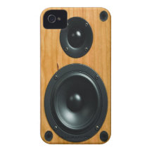 caso del iPhone - altavoz del vintage Case-Mate iPhone 4 Cárcasas