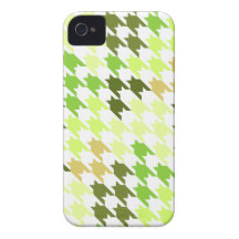 Caso del iPhone de Houndstooth del camuflaje Case-Mate iPhone 4 Carcasas