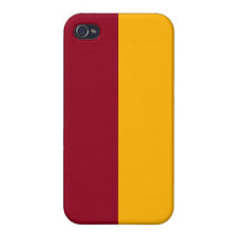 Caso del iPhone de la bandera de Roma iPhone 4/4S Carcasa