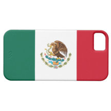 Caso del iPhone de la bandera mexicana iPhone 5 Cárcasa