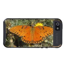 Caso del iPhone de la mariposa del Fritillary del 