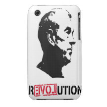 Caso del iphone de la revolución de Ron Paul iPhone 3 Protector
