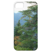 Caso del iphone de las montañas de la cascada del  iPhone 5 Case-Mate fundas